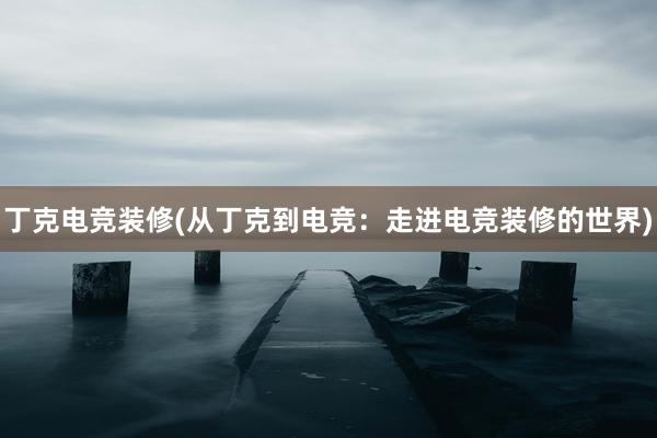 丁克电竞装修(从丁克到电竞：走进电竞装修的世界)