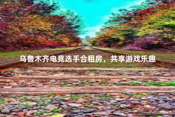 乌鲁木齐电竞选手合租房，共享游戏乐趣