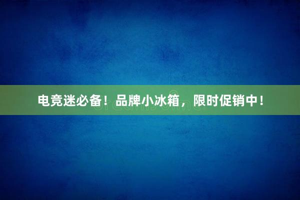 电竞迷必备！品牌小冰箱，限时促销中！